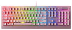 Foto van Razer gaming toetsenbord blackwidow v3 green switch (roze)