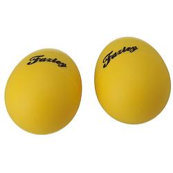 Foto van Fazley funtune egg-02-y egg shakers geel (2 stuks)