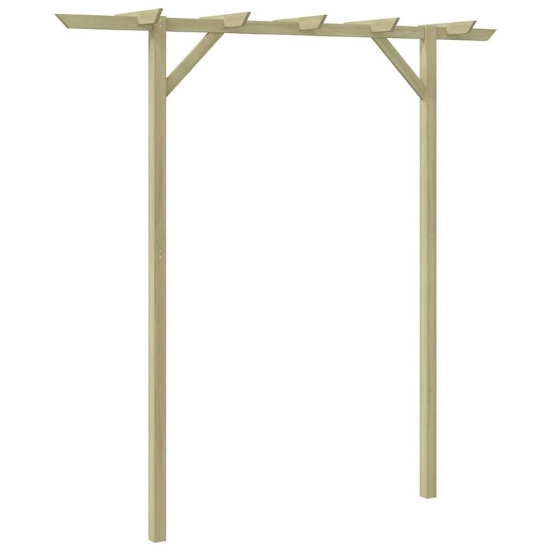 Foto van Vidaxl pergola 200x40x205 cm hout