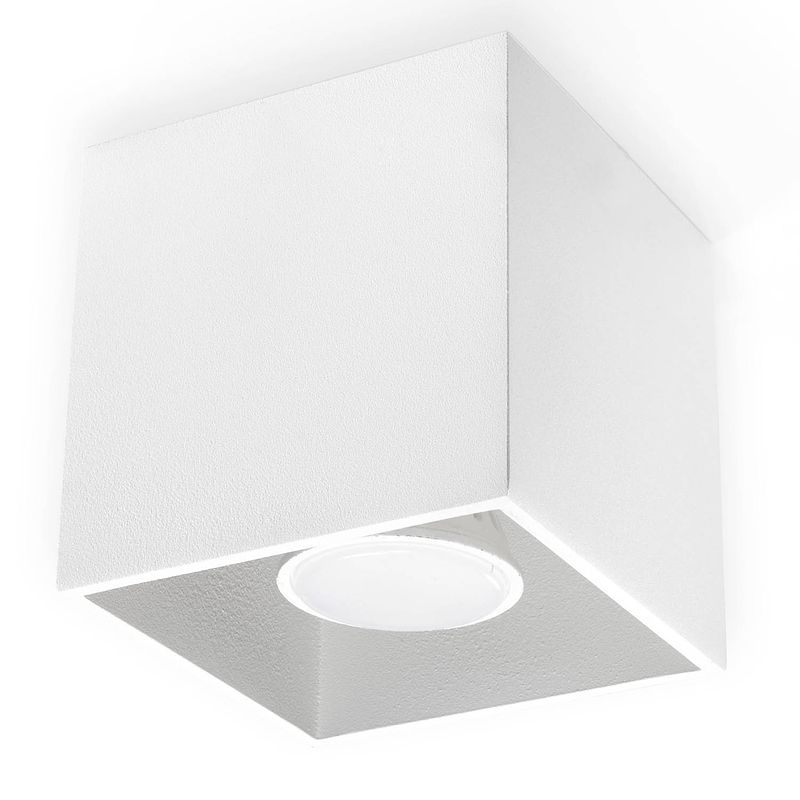 Foto van Sollux plafondlamp quad wit