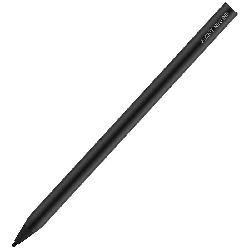 Foto van Adonit neo ink stylus digitale pen met drukgevoelige punt, herlaadbaar zwart