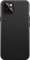 Foto van Xqisit silicone case apple iphone 14 back cover zwart