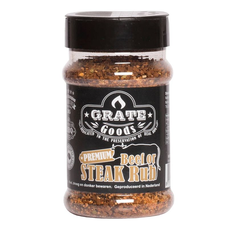 Foto van Beef or steak rub 180 g grate goods hortus