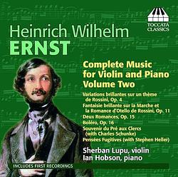 Foto van Ernst: complete music for violin and piano, volume two - cd (5060113441386)