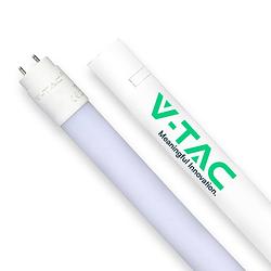 Foto van V-tac vt-6279 t8 witte led buizen - glas - buizen - ip20 - 9w - 850 lumen - 6500k - 60cm