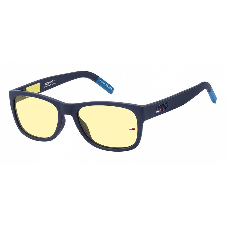 Foto van Tommy hilfiger zonnebril 0025/s unisex cat.3 nylon blauw/geel