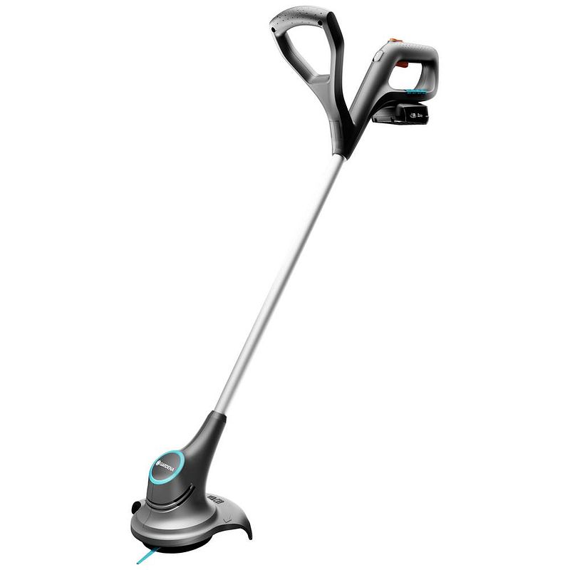 Foto van Gardena smallcut 23/18v p4a ready-t grastrimmer accu incl. oplader 18 v 2 ah snijbreedte max.: 23 cm