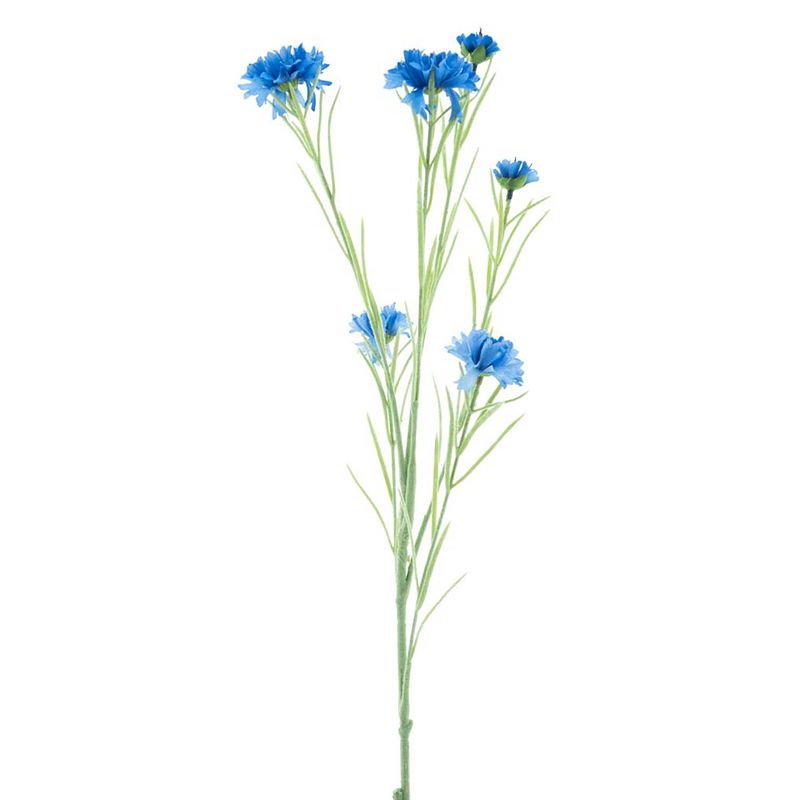 Foto van Centauria spray yuki blue 95 cm kunstbloemen