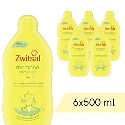 Foto van Voordeelverpakking: 6x zwitsal shampoo - 500 ml