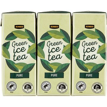Foto van Jumbo green ice tea pure 6 x 200ml
