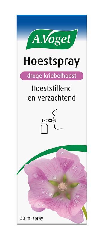 Foto van A.vogel hoestspray droge kriebelhoest