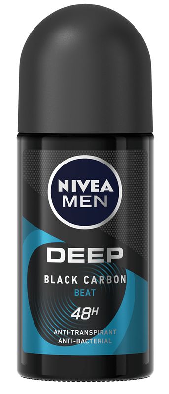 Foto van Nivea men deep black carbon beat anti-transpirant roller