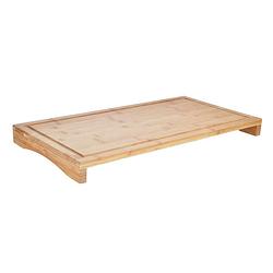 Foto van Decopatent® snijplank - kookplaat afdekplaat - bamboe hout - houten