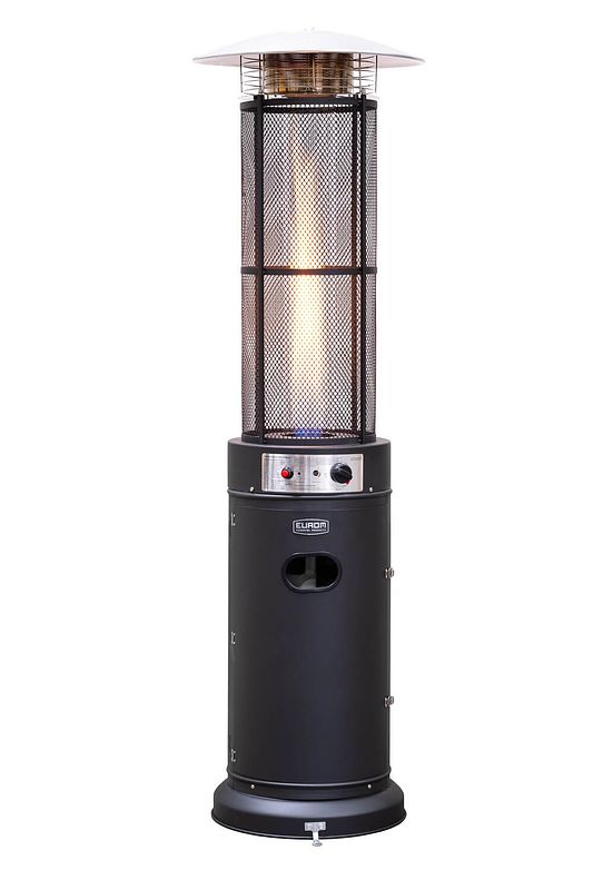 Foto van Eurom flameheater round 11000 patioheater terrasverwarmer