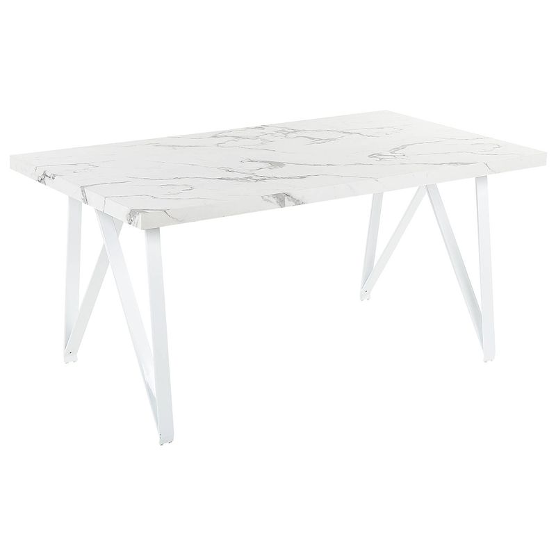 Foto van Beliani grieger - eettafel-wit-mdf