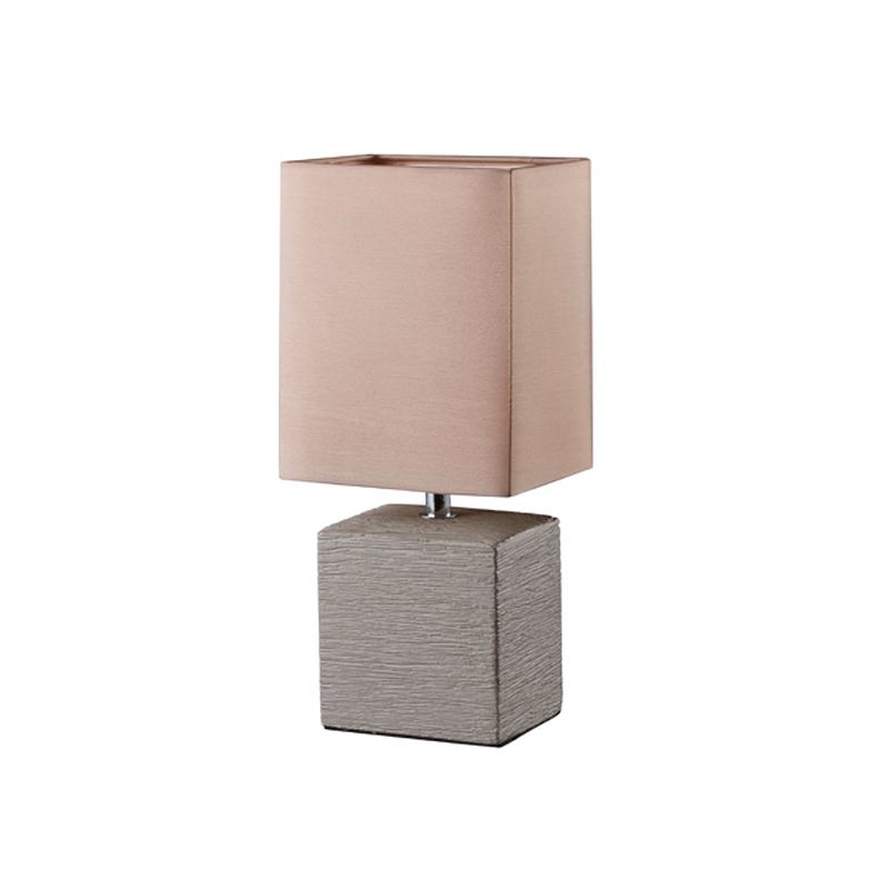 Foto van Moderne tafellamp ping - kunststof - bruin