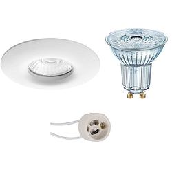 Foto van Led spot set - osram parathom par16 927 36d - pragmi luno pro - waterdicht ip65 - gu10 fitting - dimbaar - inbouw rond -