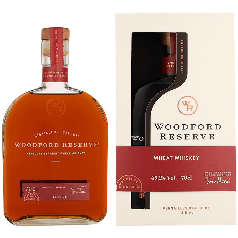 Foto van Woodford reserve wheat 70cl whisky + giftbox
