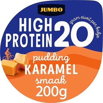 Foto van Jumbo high protein pudding karamelsmaak 200 g