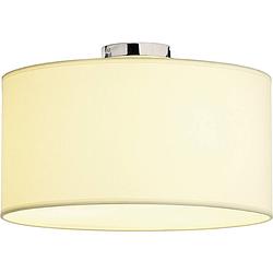 Foto van Slv 155373 soprana plafondlamp spaarlamp, led e27 180 w beige