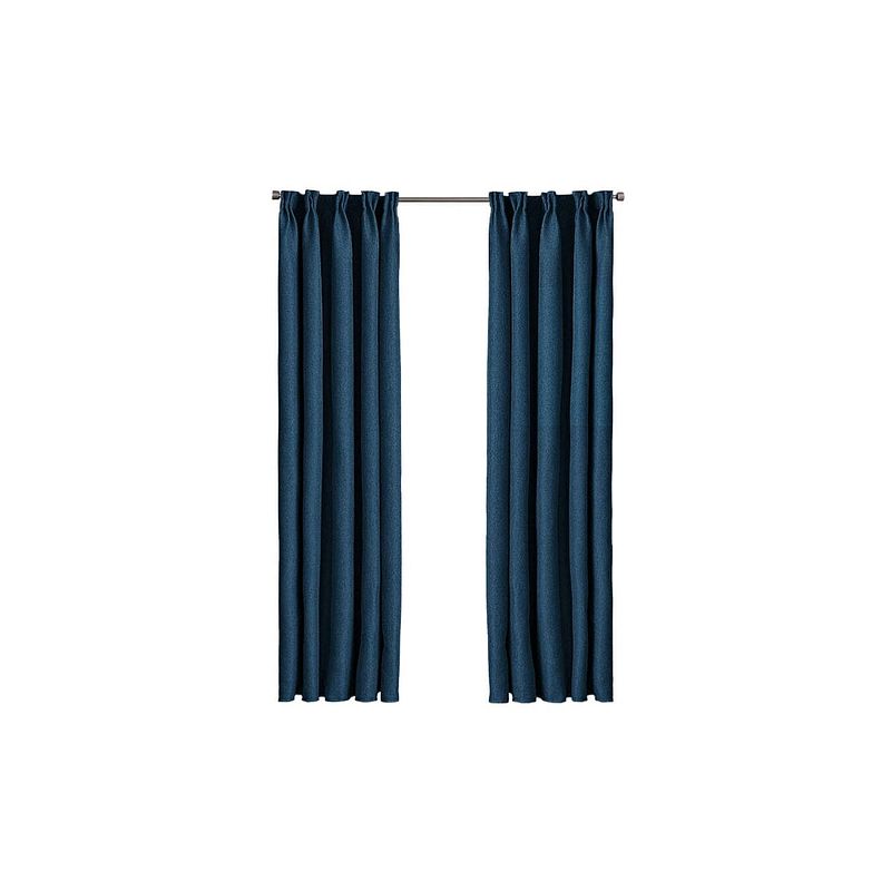 Foto van Larson premium - premium gordijn - luxury home edition - met haken - 3m x 2.7m - donkerblauw