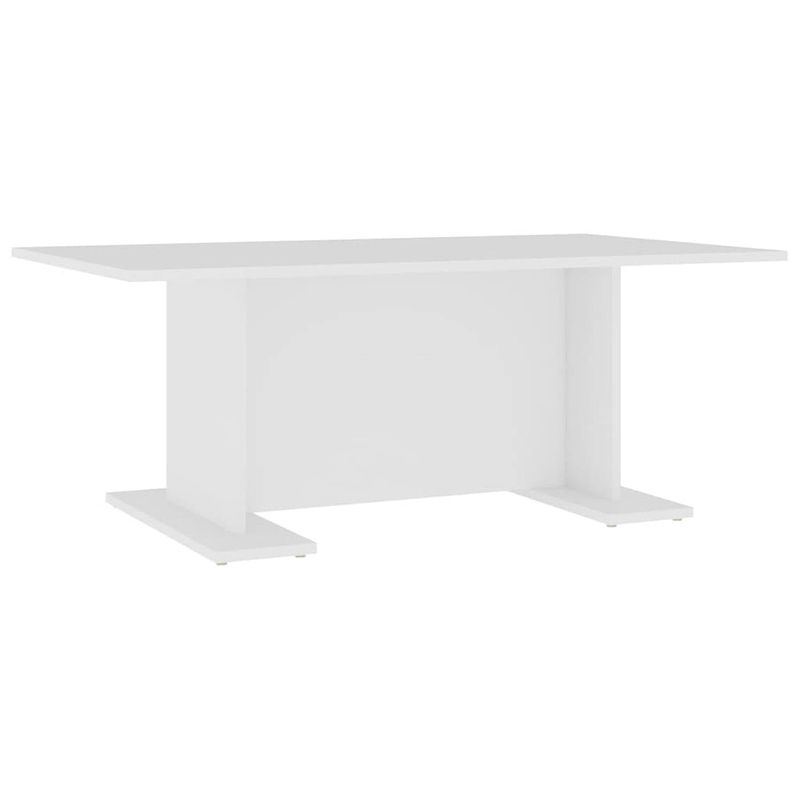 Foto van Vidaxl salontafel 103,5x60x40 cm spaanplaat wit