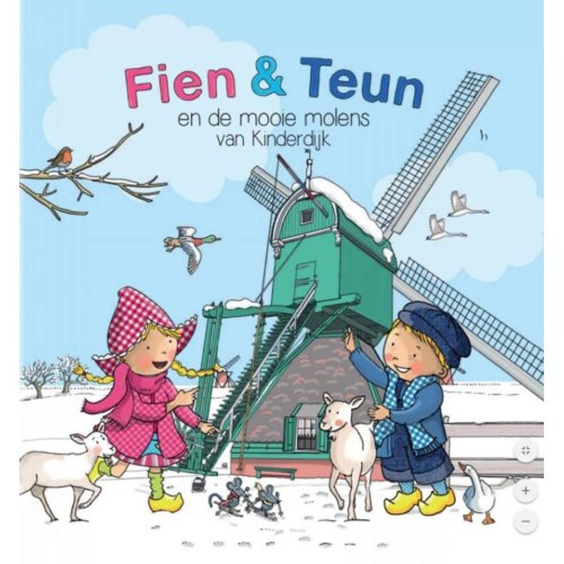 Foto van Fien & teun en de mooie molens van kinderdijk -