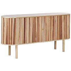 Foto van Beliani manara - sideboard-lichte houtkleur-paulowniahout