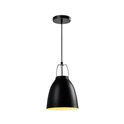 Foto van Quvio hanglamp langwerpig zwart - quv5147l-black