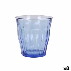 Foto van Glazenset duralex picardie marineblauw 6 onderdelen 310 ml (8 stuks)