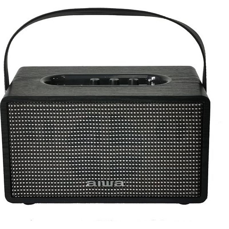 Foto van Aiwa mi-x150 retro x bluetooth speaker 80 watt - zwart