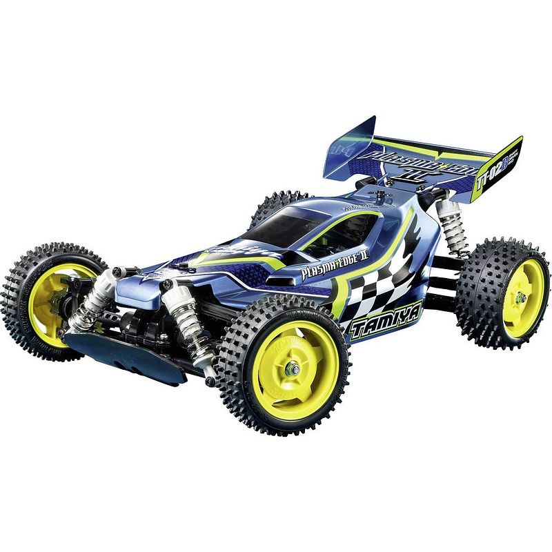 Foto van Tamiya plasma edge brushed 1:10 rc auto elektro buggy 4wd bouwpakket