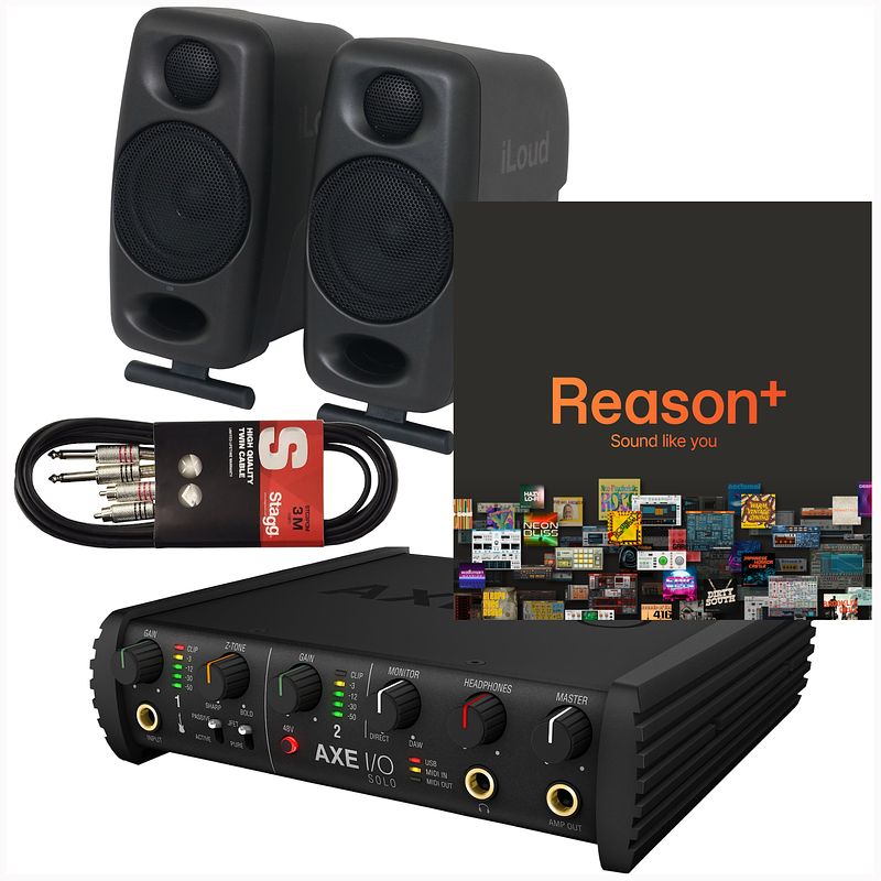 Foto van Ik multimedia axe i/o solo produceerbundel met propellerhead reason 11+