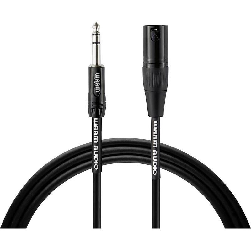 Foto van Warm audio pro series xlr verbindingskabel [1x xlr-stekker - 1x jackplug male 6,3 mm] 0.90 m zwart