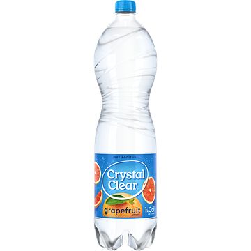 Foto van 2e halve prijs | crystal clear sparkling grapefruit fles 1,5l aanbieding bij jumbo