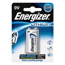 Foto van Energizer batterij lithium 9v, op blister