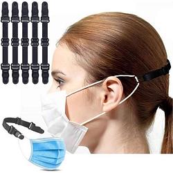 Foto van Earsavers zwart oorbescherming verlicht last bij dragen mondkapje verlies uw hoortoestel niet verstelbaar