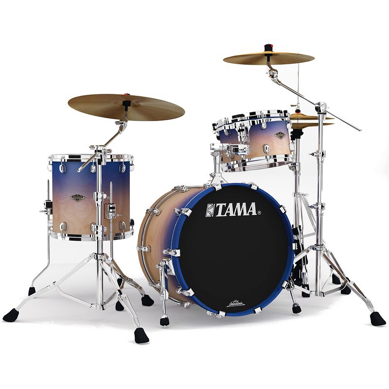 Foto van Tama wbs30rs-saf starclassic w/b satin purple atmosphere fade 3-delige shellset