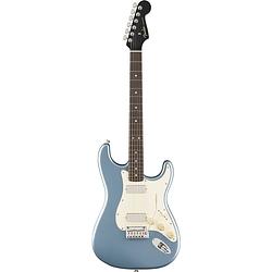 Foto van Fender american professional ii stratocaster hh rw ice blue metallic elektrische gitaar met deluxe hardshell koffer