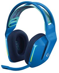 Foto van Logitech g733 lightspeed wireless gaming headset blauw