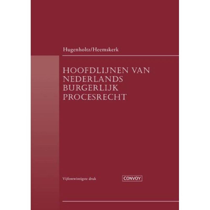 Foto van Hoofdlijnen van nederlands burgerlijk procesrecht