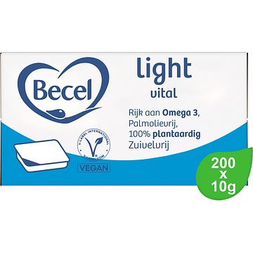 Foto van Becel light 38% vet 200 x 10g bij jumbo