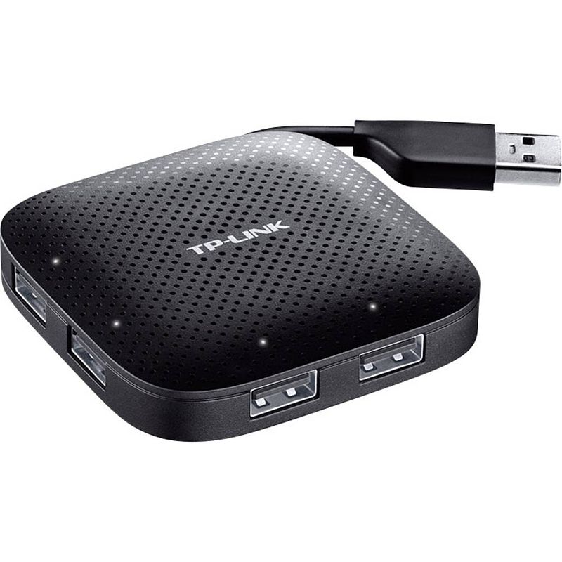 Foto van Tp-link uh400 4 poorten usb 3.2 gen 1-hub zwart