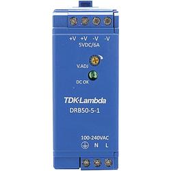 Foto van Tdk-lambda drb50-5-1 din-rail netvoeding 5 v/dc 2.5 a 30 w aantal uitgangen: 1 x inhoud: 1 stuk(s)