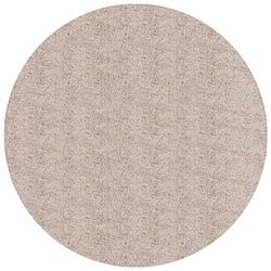 Foto van Vidaxl vloerkleed pamplona shaggy hoogpolig modern ø 120 cm beige