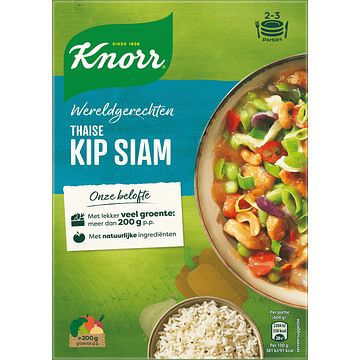 Foto van 1+1 gratis | knorr wereldgerechten maaltijdpakket thaise kip siam 300g aanbieding bij jumbo