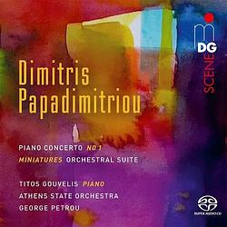 Foto van Papadimitriou: concerto for piano - orchestra no.1 - cd (0760623222967)