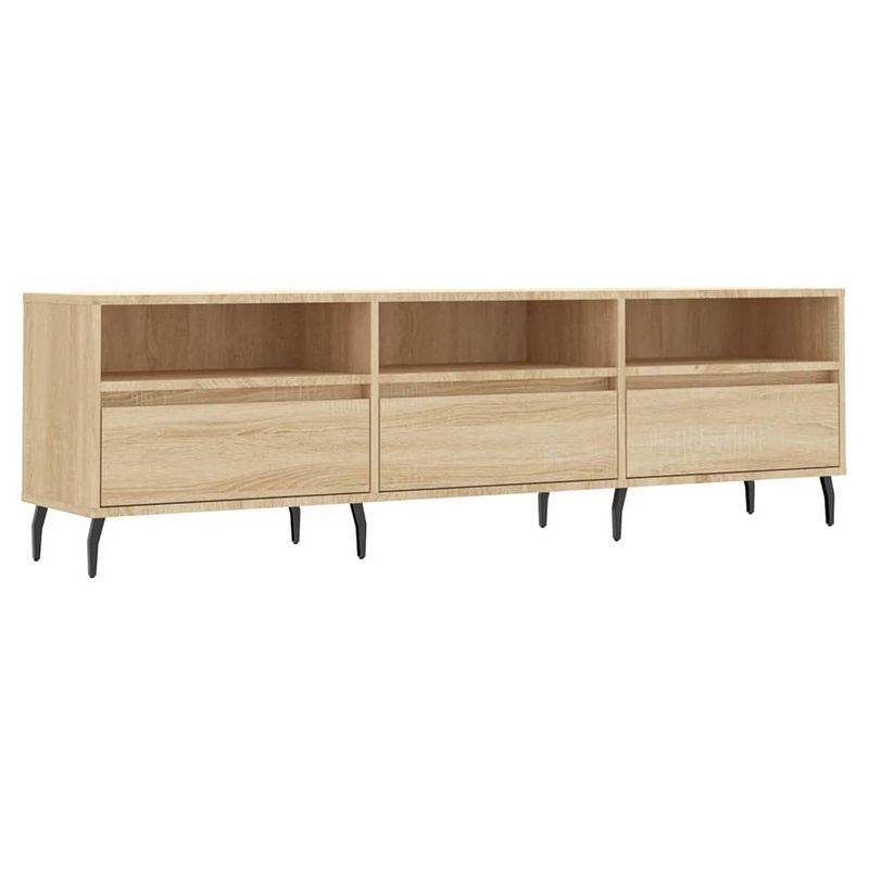 Foto van Vidaxl tv-meubel 150x30x44,5 cm bewerkt hout sonoma eikenkleurig