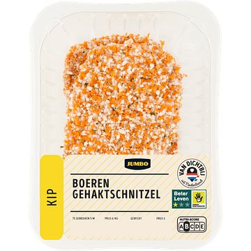 Foto van Jumbo boeren kipgehakt schnitzel ca. 200g