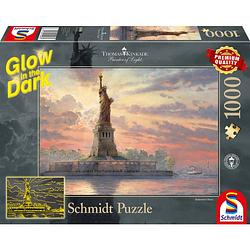 Foto van Schmidt puzzle legpuzzel statue of liberty karton 1000 stukjes